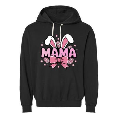 Easter Bunny Mama Easter Sunday Garment-Dyed Fleece Hoodie