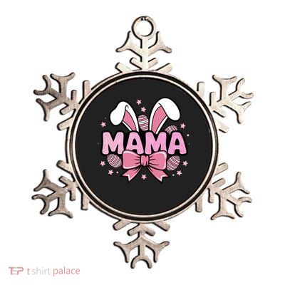 Easter Bunny Mama Easter Sunday Metallic Star Ornament
