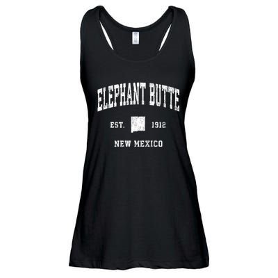 Elephant Butte New Mexico Nm Vintage Athletic Ladies Essential Flowy Tank