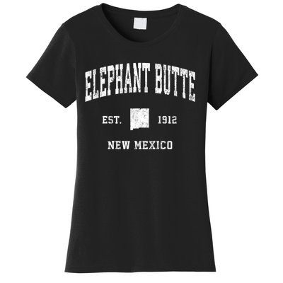 Elephant Butte New Mexico Nm Vintage Athletic Women's T-Shirt