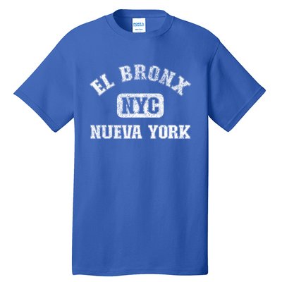 El Bronx Nueva York Nyc Gym Style Distressed Funny Gift Tall T-Shirt