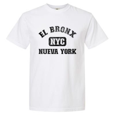 El Bronx Nueva York Nyc Gym Style Distressed Funny Gift Garment-Dyed Heavyweight T-Shirt