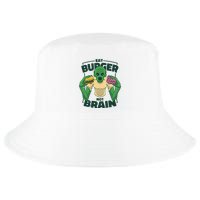 Eat Burger Not Brain Funny Zombie Cool Comfort Performance Bucket Hat