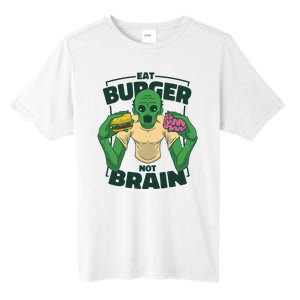 Eat Burger Not Brain Funny Zombie Tall Fusion ChromaSoft Performance T-Shirt