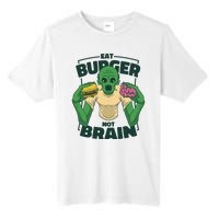 Eat Burger Not Brain Funny Zombie Tall Fusion ChromaSoft Performance T-Shirt