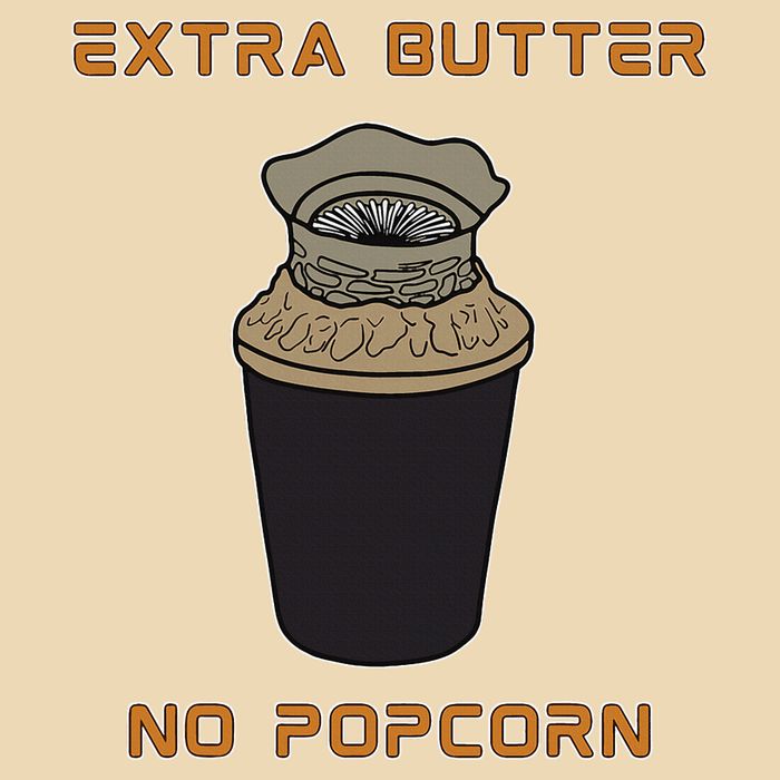 Extra Butter No Popcorn Dune Popcorn Bucket Drawstring Bag