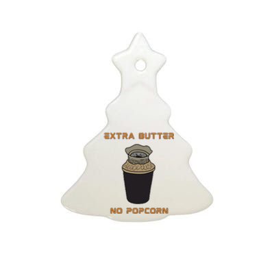 Extra Butter No Popcorn Dune Popcorn Bucket Ceramic Tree Ornament