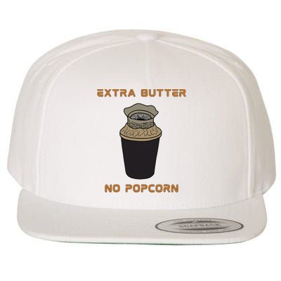 Extra Butter No Popcorn Dune Popcorn Bucket Wool Snapback Cap