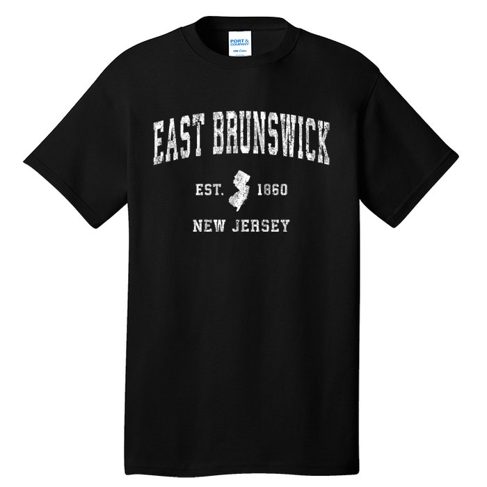 East Brunswick New Jersey Nj Vintage Athletic Sports Tall T-Shirt