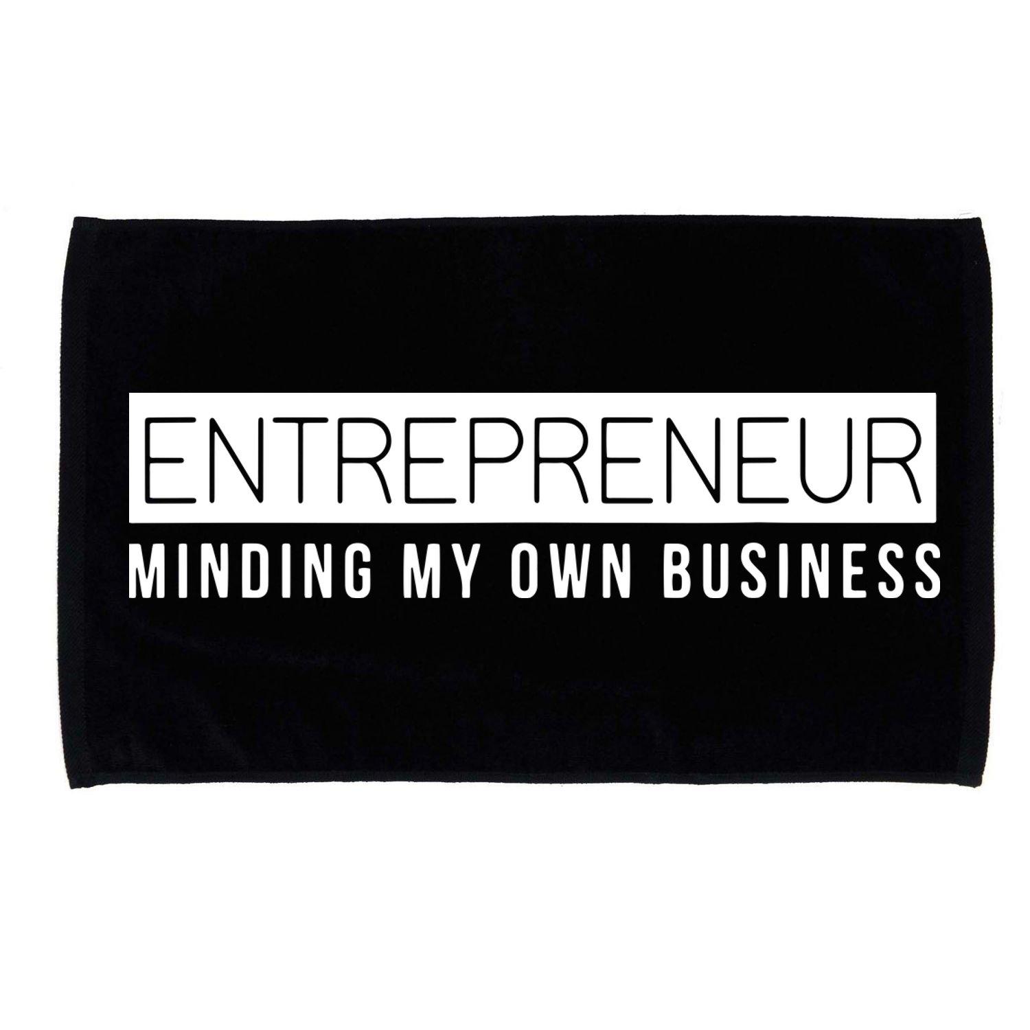 Entrepreneur Business Owner Minding My Own Business Microfiber Hand Towel