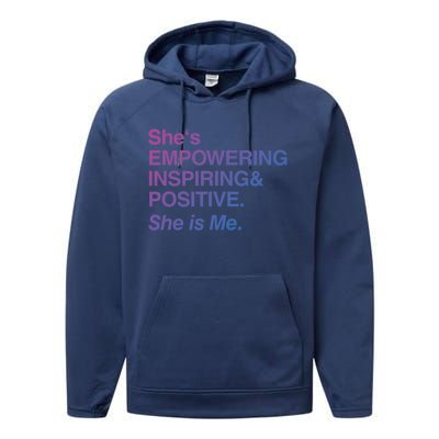 Empowert Black Pride Melanin 2020 Gift Performance Fleece Hoodie