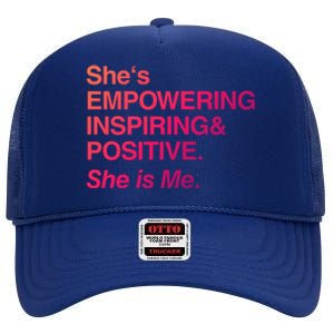 Empowert Black Pride Melanin 2020 Gift High Crown Mesh Back Trucker Hat