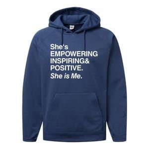 Empowert Black Pride Melanin 2020 Gift Performance Fleece Hoodie