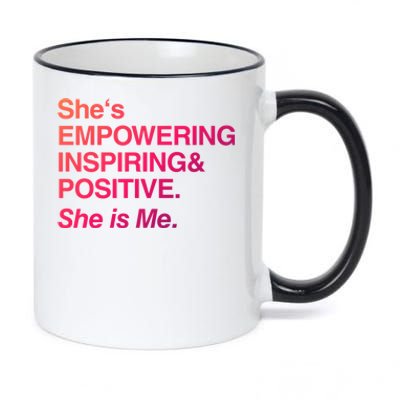 Empowert Black Pride Melanin 2020 Gift 11oz Black Color Changing Mug