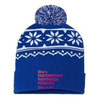 Empowert Black Pride Melanin 2020 Gift USA-Made Snowflake Beanie