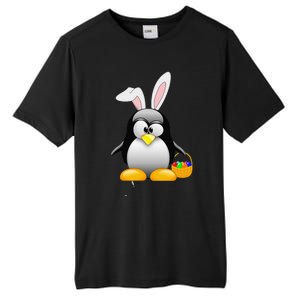 Easter Bunny Penguin Easter For,, Women Tall Fusion ChromaSoft Performance T-Shirt