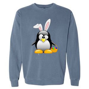 Easter Bunny Penguin Easter For,, Women Garment-Dyed Sweatshirt