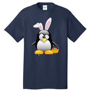 Easter Bunny Penguin Easter For,, Women Tall T-Shirt