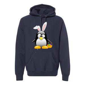 Easter Bunny Penguin Easter For,, Women Premium Hoodie