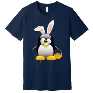 Easter Bunny Penguin Easter For,, Women Premium T-Shirt