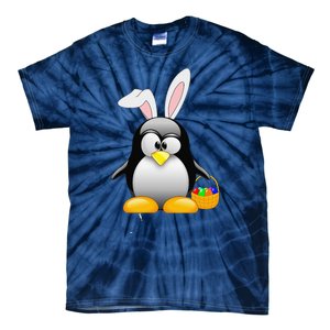 Easter Bunny Penguin Easter For,, Women Tie-Dye T-Shirt