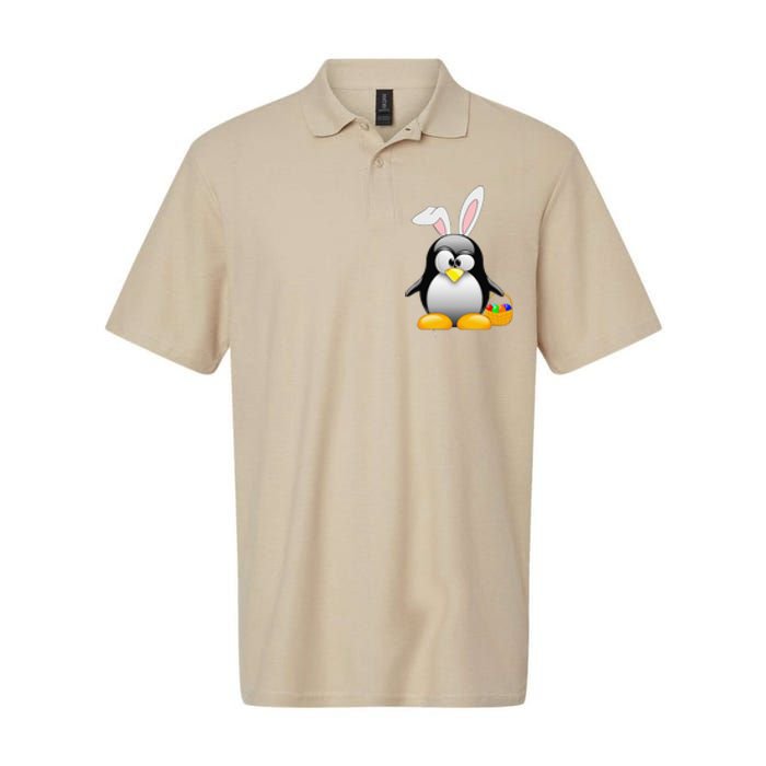 Easter Bunny Penguin Easter For,, Women Softstyle Adult Sport Polo