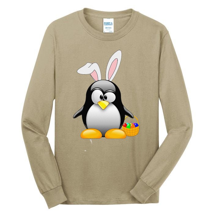 Easter Bunny Penguin Easter For,, Women Tall Long Sleeve T-Shirt