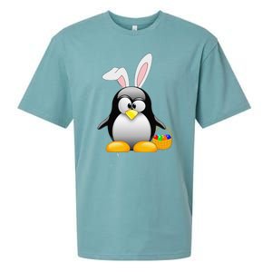 Easter Bunny Penguin Easter For,, Women Sueded Cloud Jersey T-Shirt