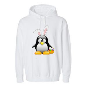 Easter Bunny Penguin Easter For,, Women Garment-Dyed Fleece Hoodie