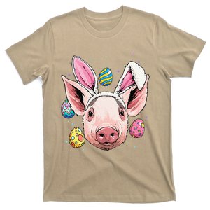 Easter Bunny Pig Funny Easter Farm Pig T-Shirt