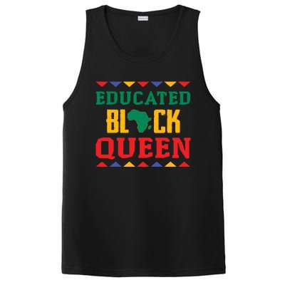 Educated Black Queen Dashiki Wauconda Funny Gift Pride Gift PosiCharge Competitor Tank