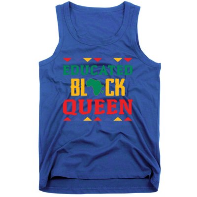 Educated Black Queen Dashiki Wauconda Funny Gift Pride Gift Tank Top