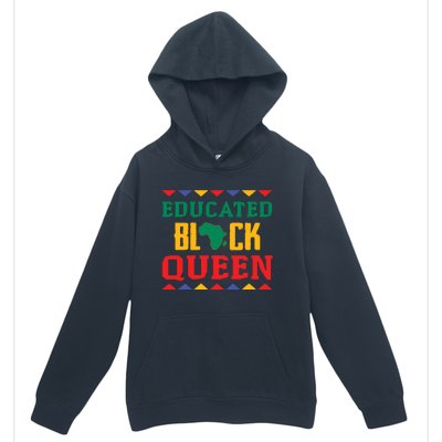 Educated Black Queen Dashiki Wauconda Funny Gift Pride Gift Urban Pullover Hoodie