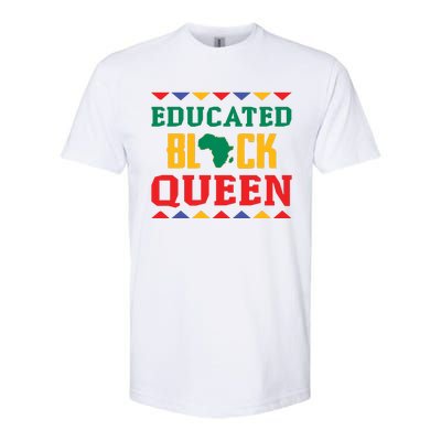 Educated Black Queen Dashiki Wauconda Funny Gift Pride Gift Softstyle CVC T-Shirt