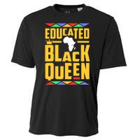 Educated Black Queen History Month African Woman Cooling Performance Crew T-Shirt