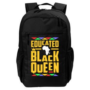 Educated Black Queen History Month African Woman Daily Commute Backpack