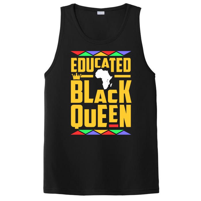 Educated Black Queen History Month African Woman PosiCharge Competitor Tank