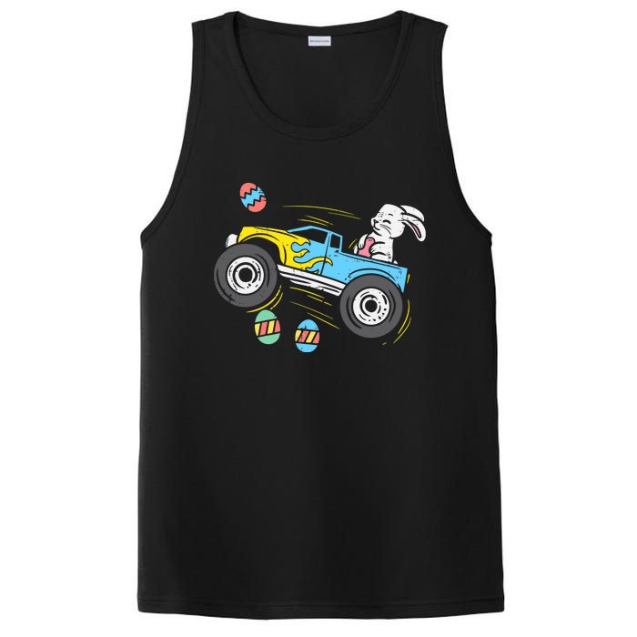 Easter Bunny Riding Monster Truck Cute Boy PosiCharge Competitor Tank