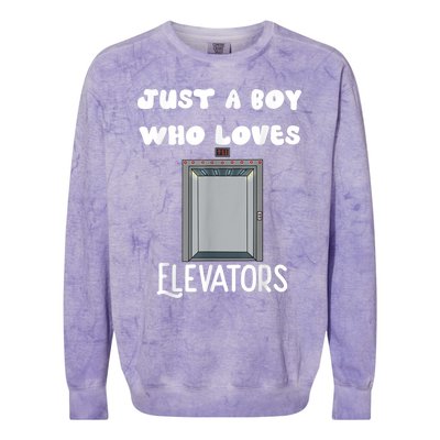 Elevator Boys Ride The Elevator Boys Elevator Colorblast Crewneck Sweatshirt