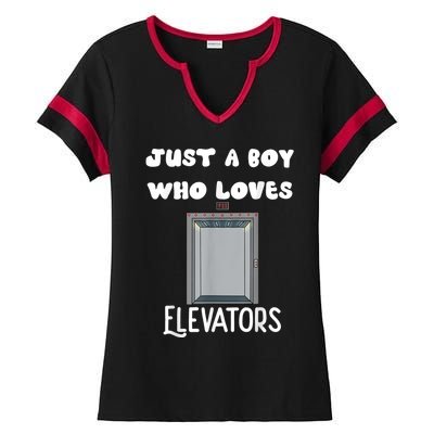 Elevator Boys Ride The Elevator Boys Elevator Ladies Halftime Notch Neck Tee