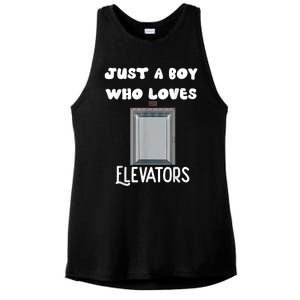 Elevator Boys Ride The Elevator Boys Elevator Ladies PosiCharge Tri-Blend Wicking Tank