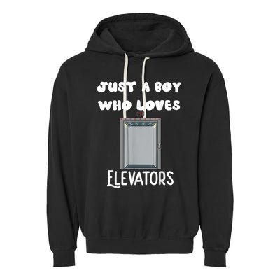 Elevator Boys Ride The Elevator Boys Elevator Garment-Dyed Fleece Hoodie