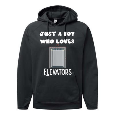 Elevator Boys Ride The Elevator Boys Elevator Performance Fleece Hoodie