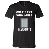 Elevator Boys Ride The Elevator Boys Elevator V-Neck T-Shirt