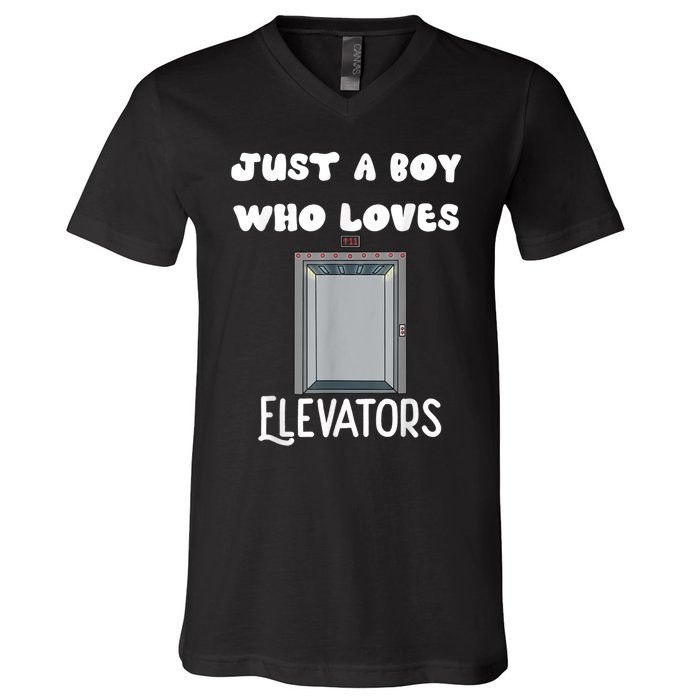 Elevator Boys Ride The Elevator Boys Elevator V-Neck T-Shirt