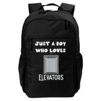 Elevator Boys Ride The Elevator Boys Elevator Daily Commute Backpack