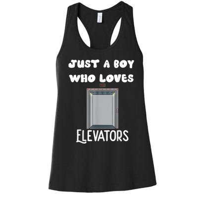 Elevator Boys Ride The Elevator Boys Elevator Women's Racerback Tank