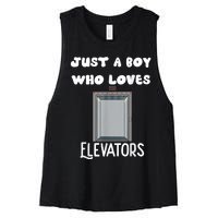 Elevator Boys Ride The Elevator Boys Elevator Women's Racerback Cropped Tank