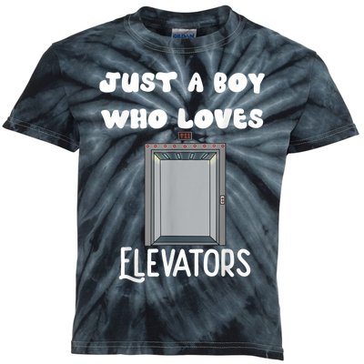 Elevator Boys Ride The Elevator Boys Elevator Kids Tie-Dye T-Shirt