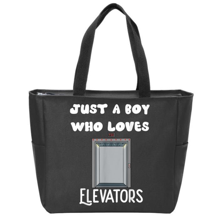 Elevator Boys Ride The Elevator Boys Elevator Zip Tote Bag